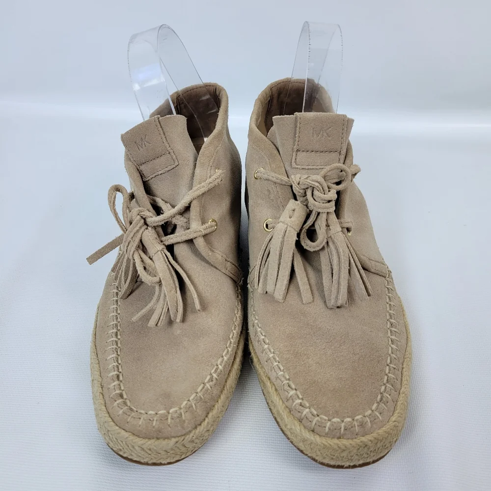 MICHAEL KORS Suede Leather Boots Sz 10 - Picture 5 of 11